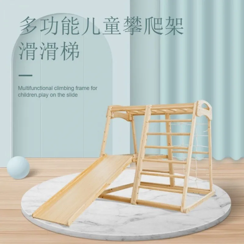Gymnastic Ring Wood - Indoor Playground Montessori Baby Climber Wood