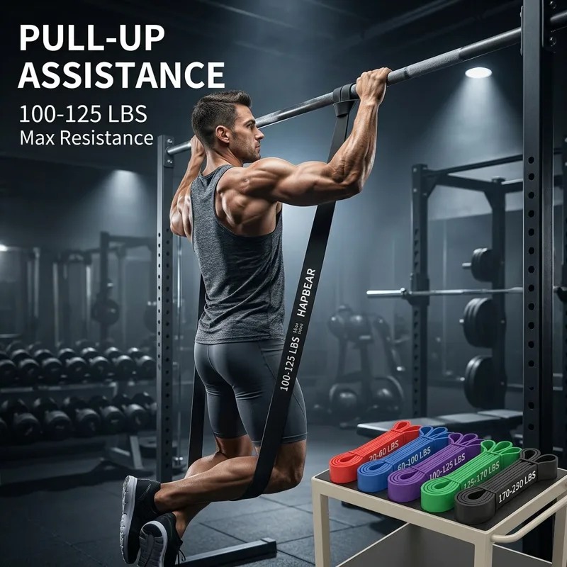 HAPBEAR Pull Up Assistance Ban - đánh giá và giá Pull Up Assist Band