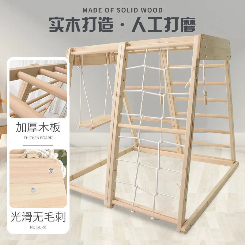 Indoor Playground Montessori B - đánh giá và giá Gymnastic Ring Wood