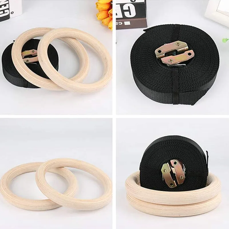 28/32MM Fitness Wooden Gymnast - đánh giá và giá Gymnastic Ring Wood