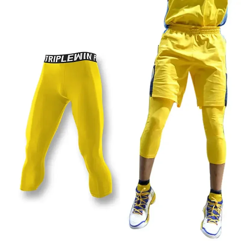 Men GYM Capri Running Tights P - đánh giá và giá Crossfit Training