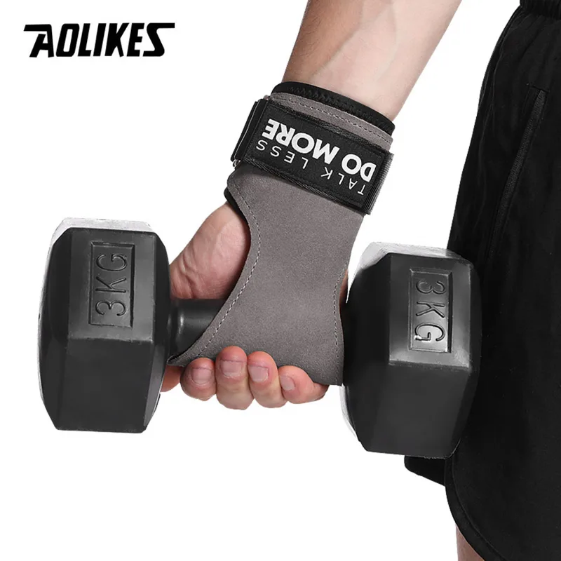 AOLIKES Cowhide Gym Grips Glov - đánh giá và giá Crossfit Workout With Equipment