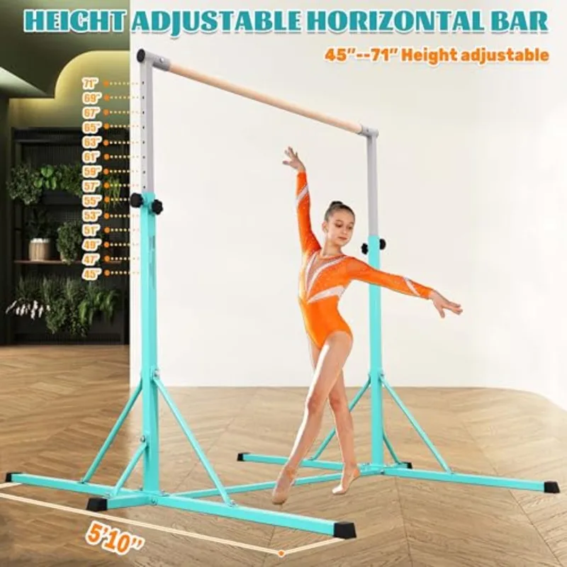 Gymnastics Bar for home gym tr - đánh giá và giá Gymnastic Ring Wood