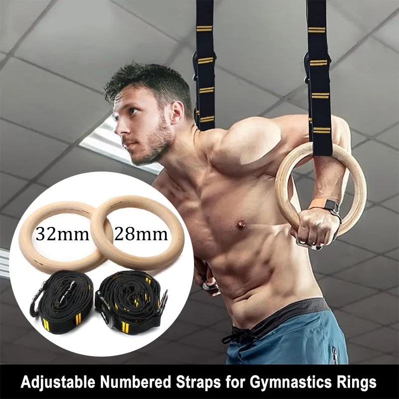 28mm 32mm Pull-up Gymnastics R - đánh giá và giá Gymnastic Ring Wood