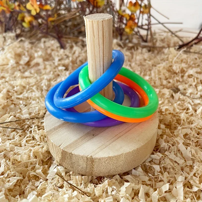 Wooden Interactive Parrot Ring - đánh giá và giá Gymnastic Ring Wood