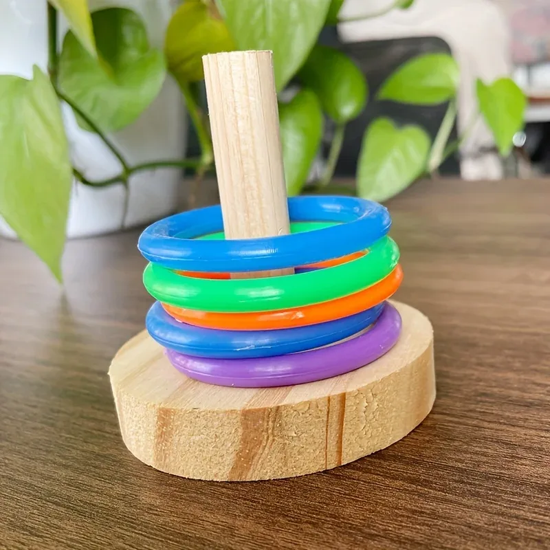 Wooden Interactive Parrot Ring - đánh giá và giá Gymnastic Ring Wood