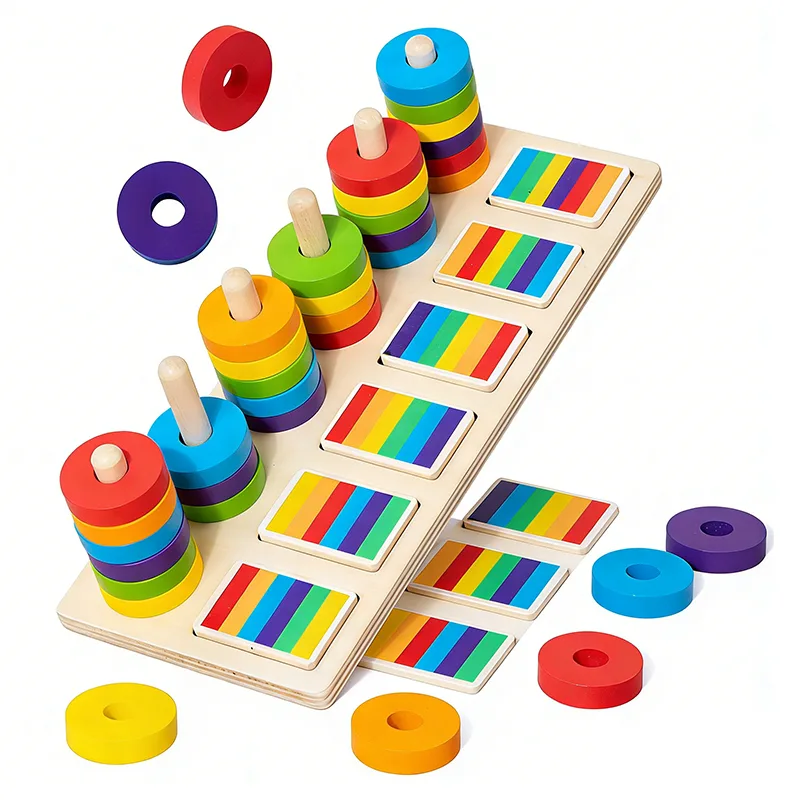 Montessori Memory Training Col - đánh giá và giá Gymnastic Ring Wood