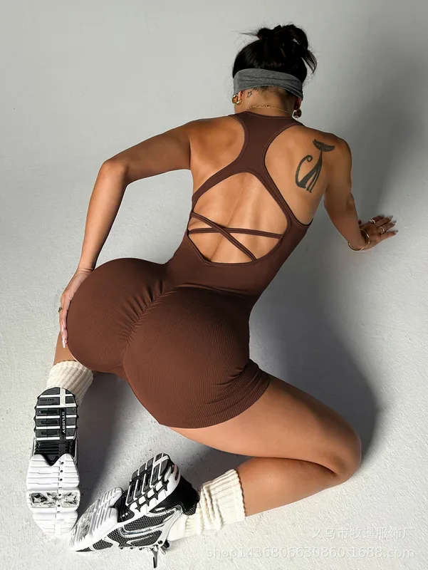 Women Ribbed Racerback Sports  - đánh giá và giá Crossfit Gym