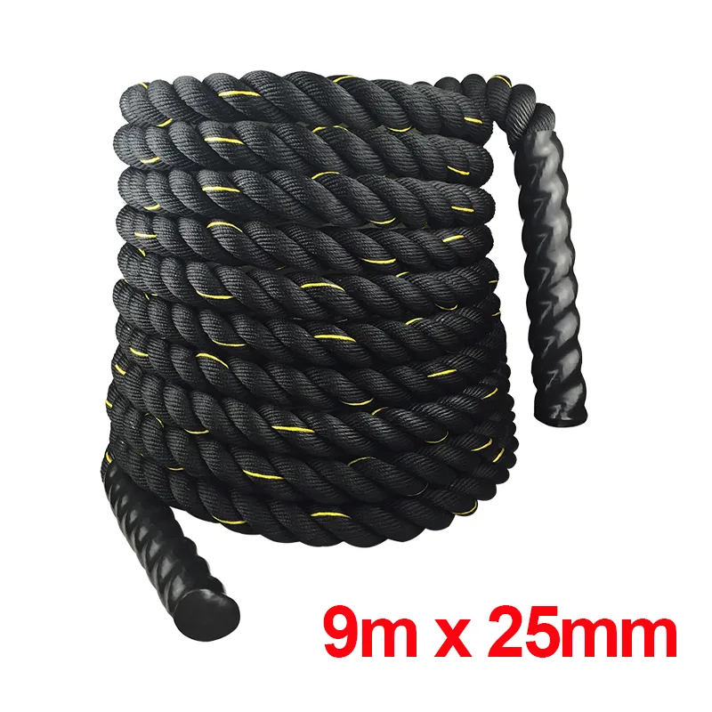 9M/12M/15M Fitness Battle Rope - đánh giá và giá Crossfit Workout With Equipment