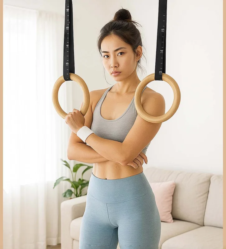 Adjustable Wood Gymnastics Rin - đánh giá và giá Gymnastic Ring Wood